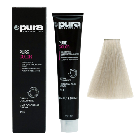 Pura Pure Color Hair Colouring Cream 100ml - 11/1