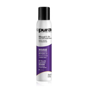 Pura Kosmetica Blond Life Mousse Elasticizzante Antigiallo 200 ml