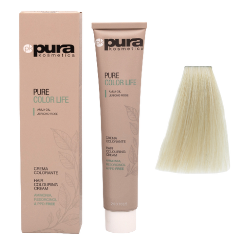 Pura Pure Color Life Hair Colouring Cream 100 ml - 10/0