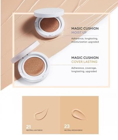 MISSHA Magic Cushion Cover Lasting SPF50+ PA+++ 15 ml - Nr 21