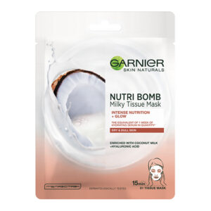 Garnier Skin Naturals Coconut and Hyaluronic Acid Face Tissue Mask 28g