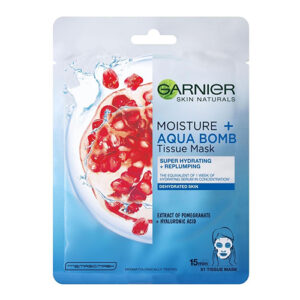 Garnier Skin Naturals Moisture + Aqua Bomb Tissue Mask with Garnet Extract 28g