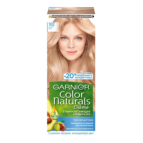 Garnier Color Naturals Creme Hair Color - 102 Iridescent Glacial Blonde