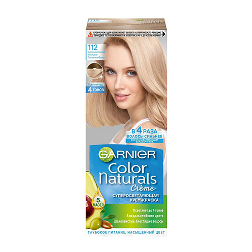 Garnier Color Naturals Creme Hair Color - 112 Super Light Silver Blonde