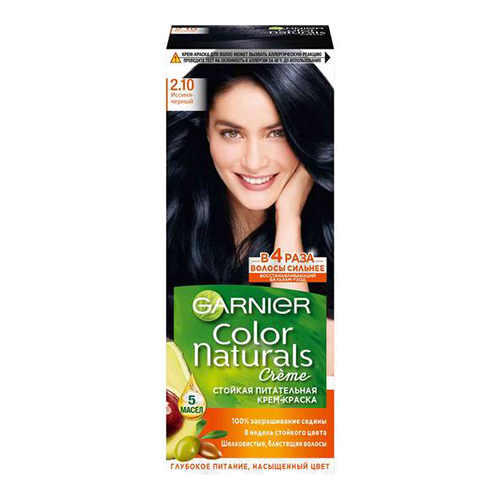 Garnier Color Naturals Creme Hair Color - 2.10 Blue Black