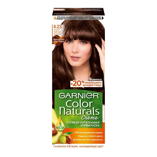 Garnier Color Naturals Creme Hair Color - 4.23 Chocolate Brown