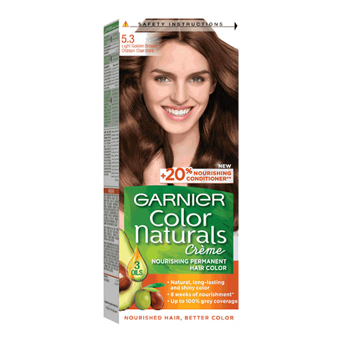 Garnier Color Naturals Creme Hair Color - 5.3 Light Golden Brown