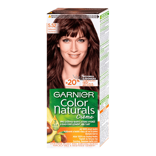 Garnier Color Naturals Creme Hair Color - 5.52 Iridescent Mahogany