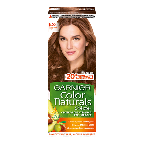 Garnier Color Naturals Creme Hair Color - 6.23 Effervescent Brown