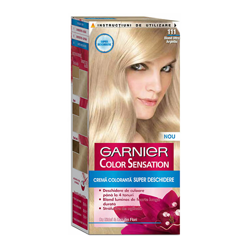 Garnier Color Sensation Hair Color Cream - 111 Silver Ultra Blond