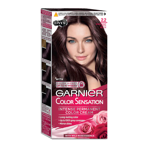 Garnier Color Sensation Hair Color Cream - 2.2 Iridescent Onyx Black