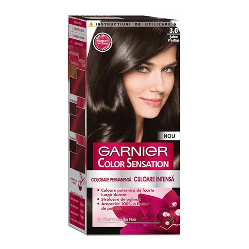 Garnier Color Sensation Hair Color Cream - 3.0 Prestige Brown