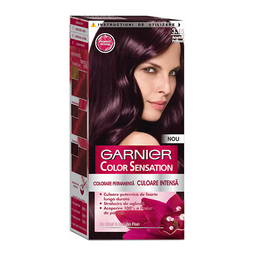 Garnier Color Sensation Hair Color Cream - 3.16 Deep Amethyste