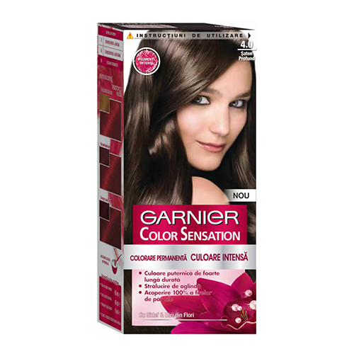 Garnier Color Sensation Hair Color Cream - 4.0 Deep Brown