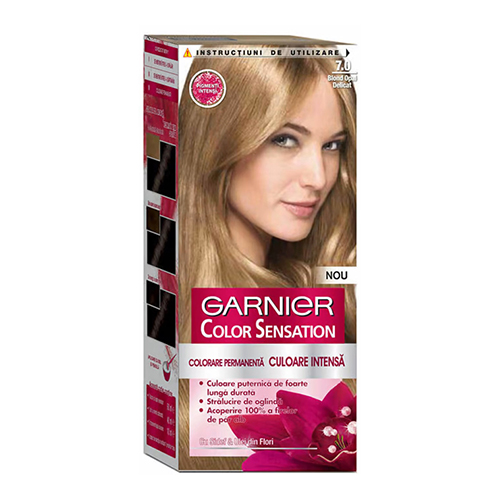 Garnier Color Sensation Hair Color Cream - 7.0 Delicate Opal Blonde