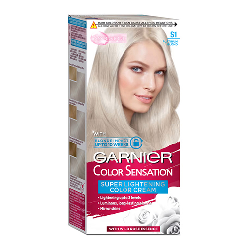 Garnier Color Sensation Hair Color Cream - S1 Platinum Blond