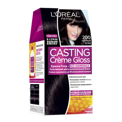 L'Oreal Paris Casting Creme Gloss - 200 Ebony Black