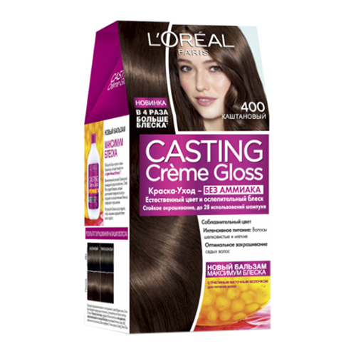 L'Oreal Paris Casting Creme Gloss - 400 Chatain