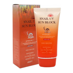 Jigott Snail UV Sun Block Cream SPF50 70 ml