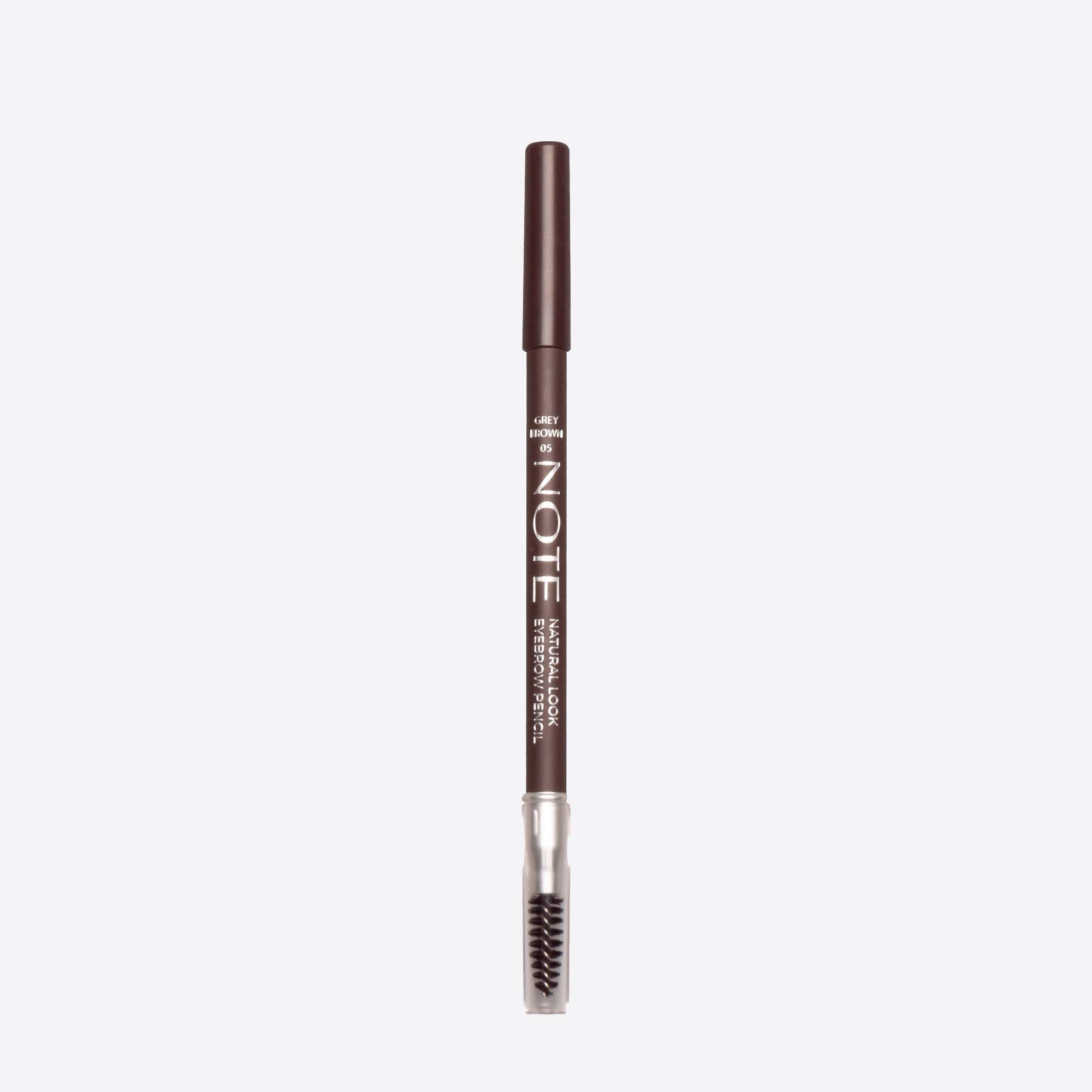 Note Natural Look Eyebrow Pencil - 05 Grey Brown