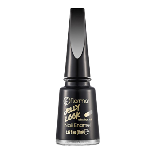 Flormar Nail Enamel Jelly Look - JL28 Patent Black Leather