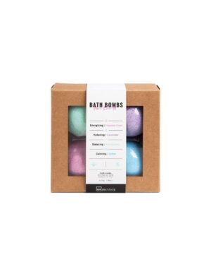 IDC Bath Bombs Pure Energy Box Multi Color 4*70g