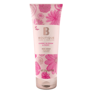 Boutique Cherry Blossom & Peony Body Scrub 225g