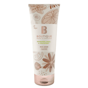 Boutique Mandarin, Basil & Grapefruit Body Scrub 225g