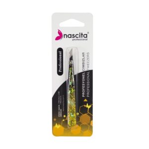 Nascita Glitter Tweezers With Side Mouth