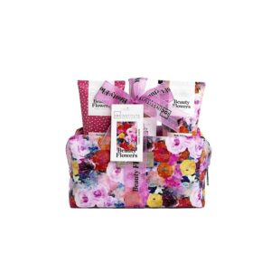 IDC Institute Beauty Flowers Travel Bag 3pcs