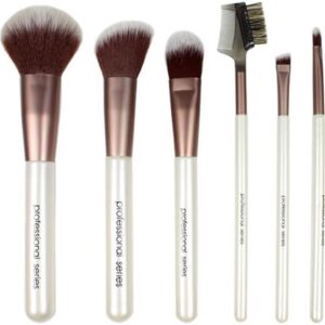 Elly White Make-up Face Brush Set 6 pcs