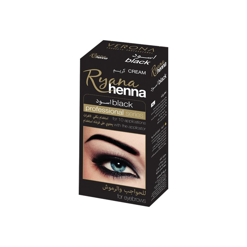 Ryana Henna Cream For Eyebrows 30ml - Black