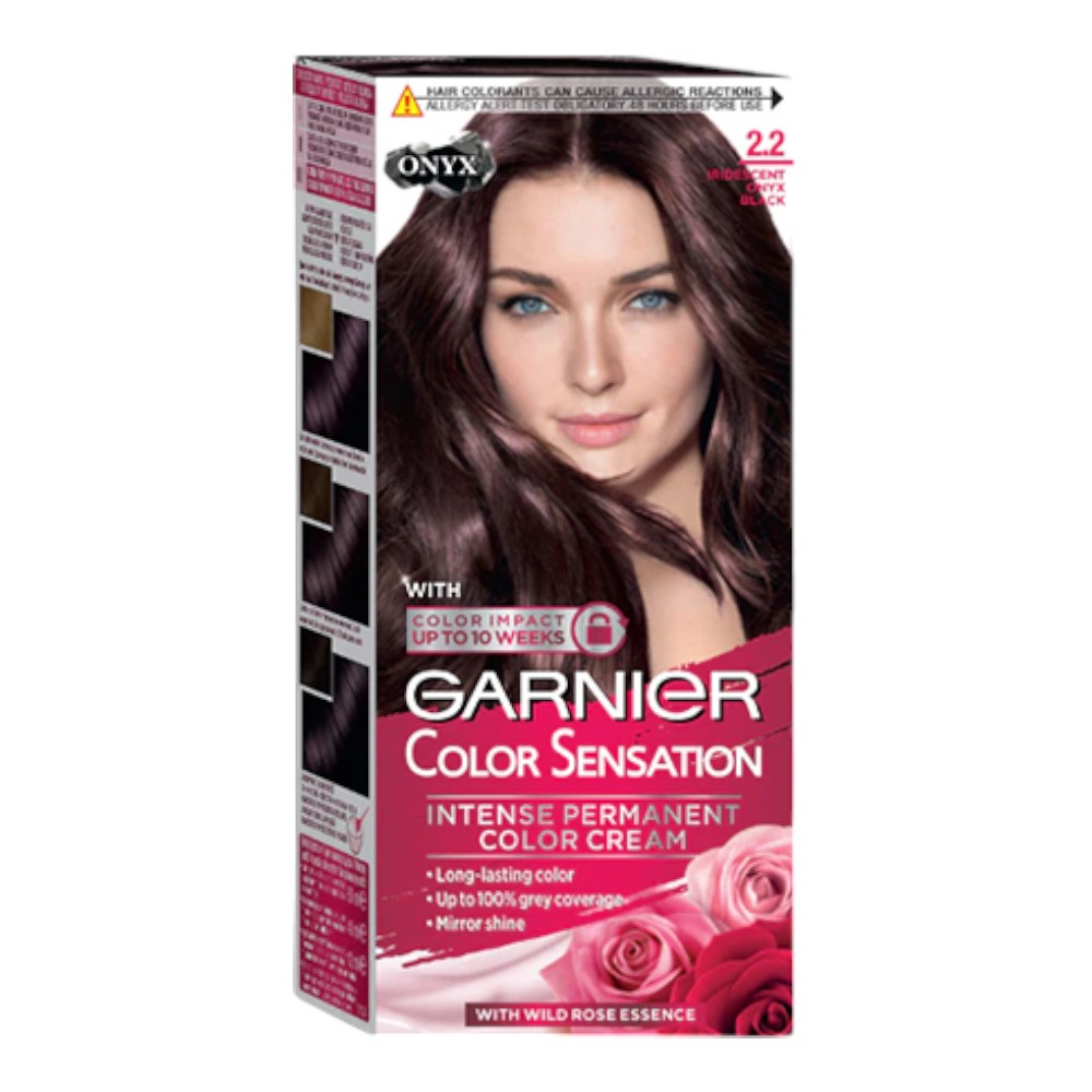 Garnier Color Sensation Hair Color Cream - 2.2 Iridescent Onyx Black