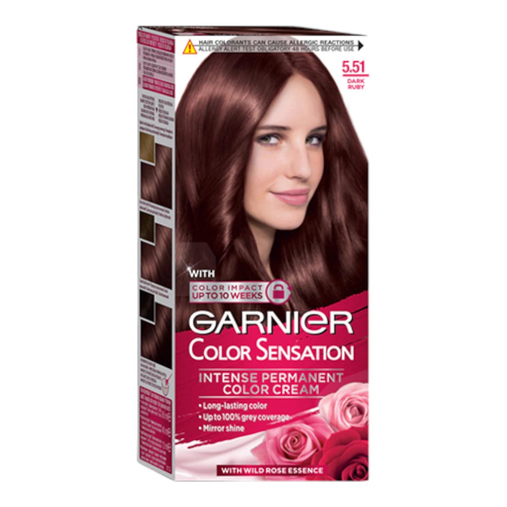 Garnier Color Sensation Hair Color Cream - 5.51 Dark Ruby