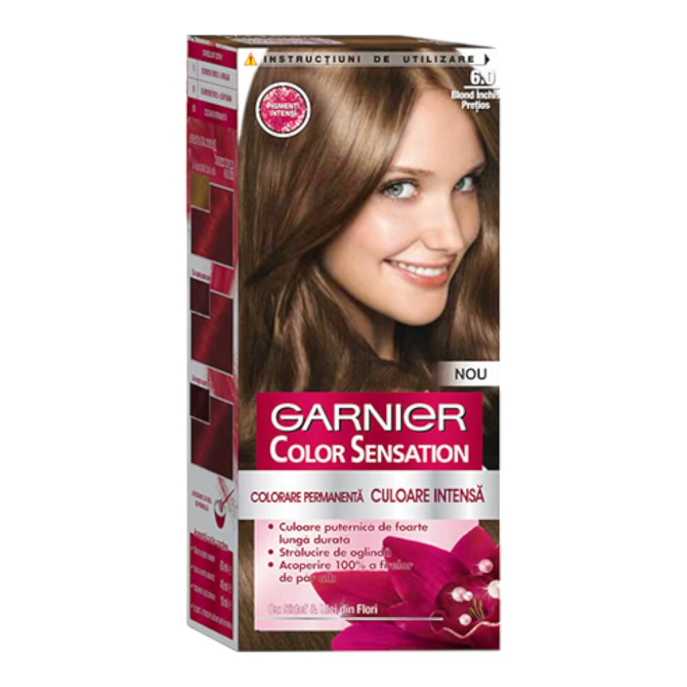 Garnier Color Sensation Hair Color Cream - 6.0 Precious Dark Blond
