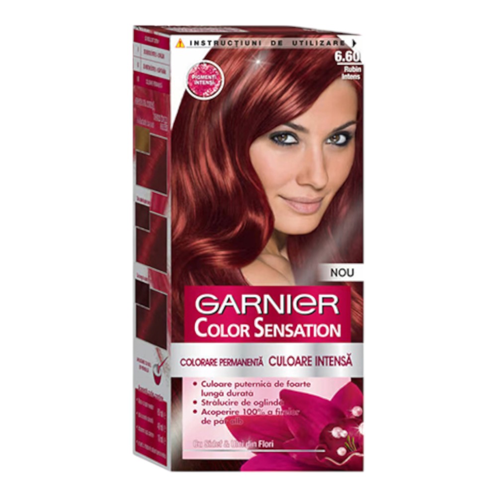 Garnier Color Sensation Hair Color Cream - 6.6 Intense Ruby