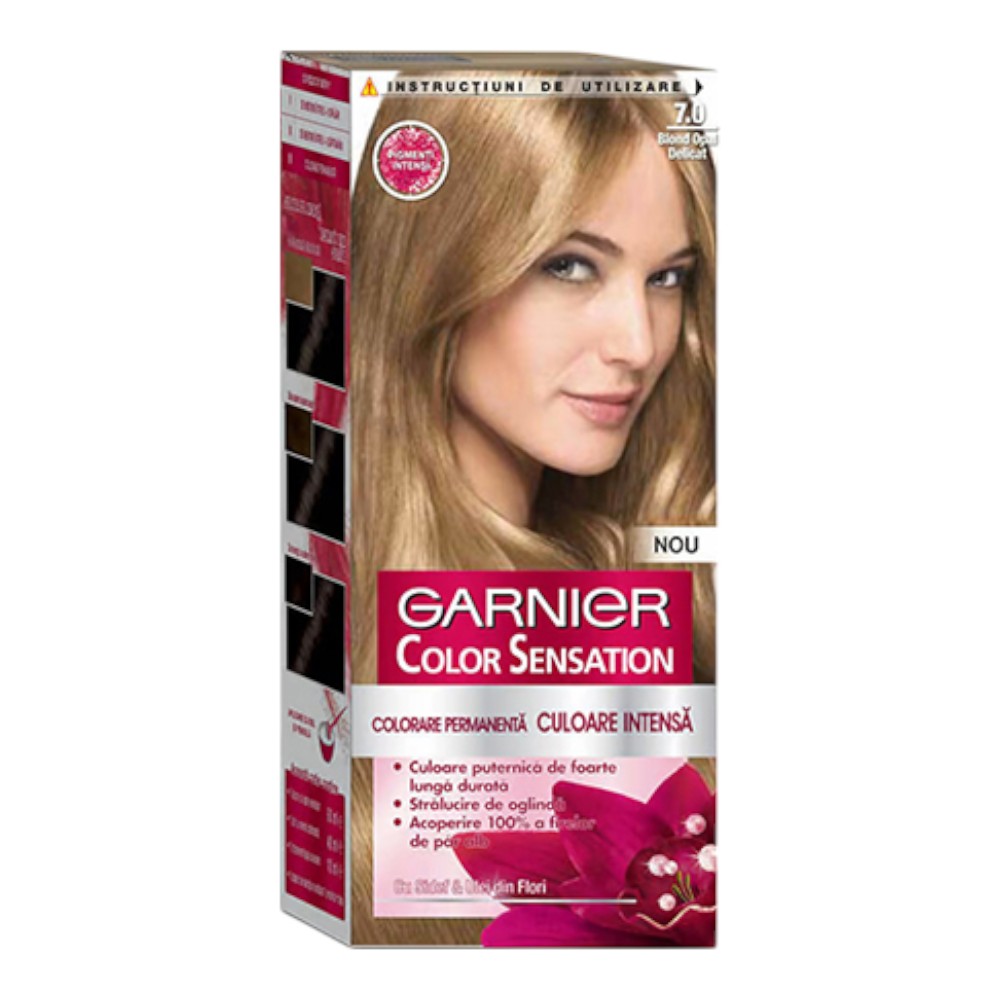 Garnier Color Sensation Hair Color Cream - 7.0 Delicate Opal Blonde