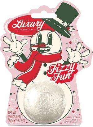 The Luxury Bathing Candy Canes, Cocoa & Vanilla Swirl, Fizzy Fun Bath Fizzer 150g