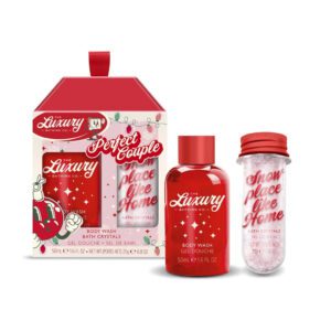 The Luxury Bathing Candy Canes, Cocoa & Vanilla Swirl, Perfect Couple Gift Set 2 pcs