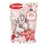 The Luxury Bathing Candy Canes, Cocoa & Vanilla Swirl, Festive Fizz Bath Gift Set 10x15g