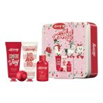 The Luxury Bathing Candy Canes, Cocoa & Vanilla Swirl, All Wrapped Up Gift Set 4 pcs