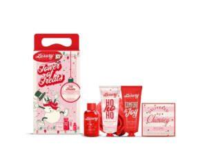 The Luxury Bathing Candy Canes, Cocoa & Vanilla Swirl, Tower of Treats Gift Set 5 pcs