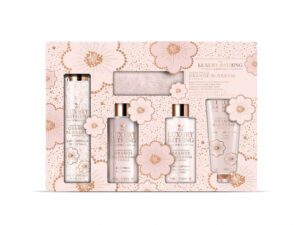 The Luxury Bathing Creme Brulee, Orange Blossom & Vanilla, Ultimate Indulgence Gift Set 4 pcs