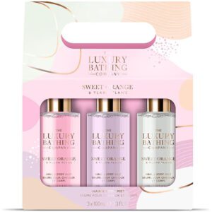 The Luxury Bathing Sweet Orange & Ylang Ylang Tempting Trio Gift Set 3 pcs