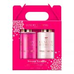 The Luxury Bathing Sweet Vanilla & Almond Glaze, Glamorous Glow Gift Set 2 pcs