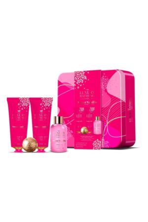 The Luxury Bathing Sweet Vanilla & Almond Glaze, Relax & Unwind Gift Set 4 pcs