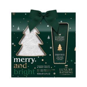 The Luxury Bathing Toasted Praline & Sweet Vanilla, Merry and Bright Gift Set 2 pcs