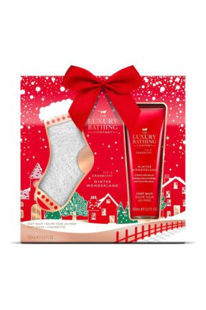 The Luxury Bathing Wild Fig & Cranberry, Cosy Toes Foot Gift Set 100ml