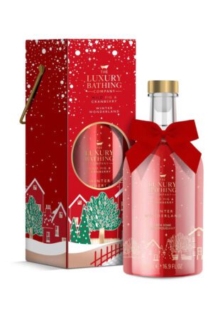 The Luxury Bathing Wild Fig & Cranberry, Festive Bubbles Bath Soak 600ml