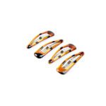 Donegal Click-Clack Hair Clip Black 4pcs
